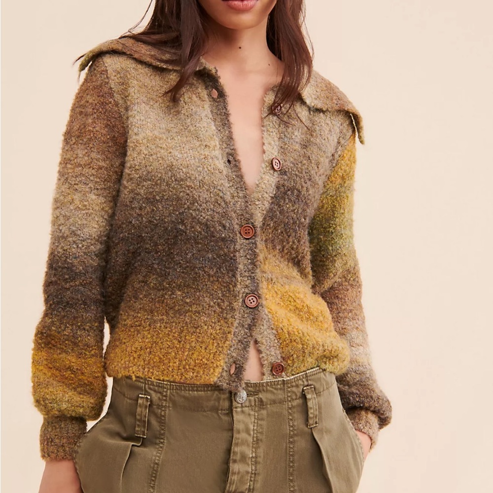 Multicolor Button-Up Cardigan - image 2